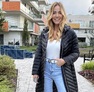 Kozy kabát fekete – Női átmeneti kabát – Innova Fashion
